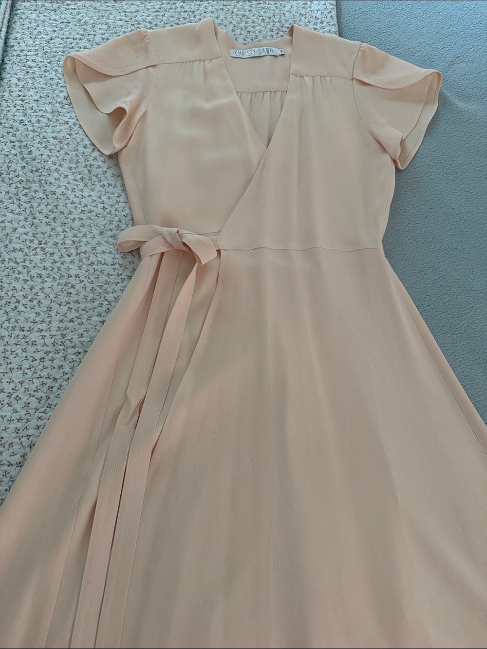 Christy Dawn Autumn Dress size small in cream - Picture 7 of 9